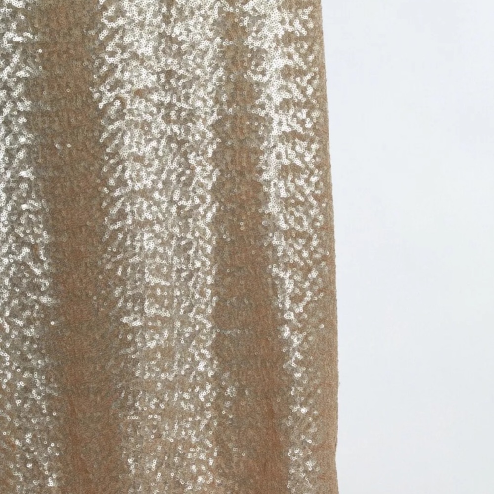 Elegant Gold Sequin Skirt - Picture 6 of 11
